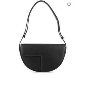 Le Petit Patou Shoulder Bag in Black Nappa Leather